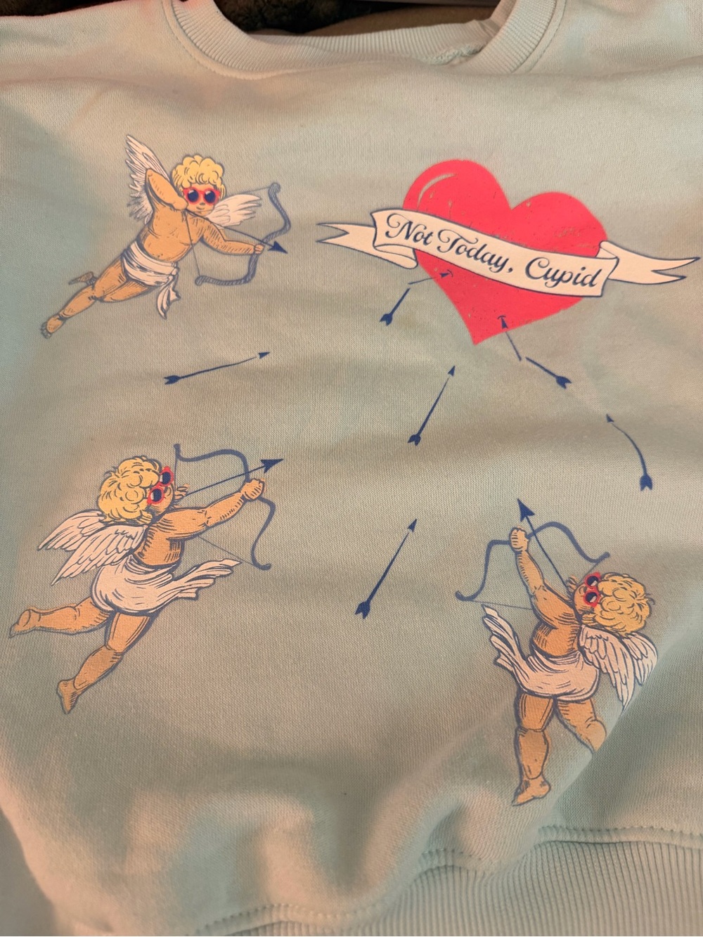 Living fully 'Not Today Cupid' cropped